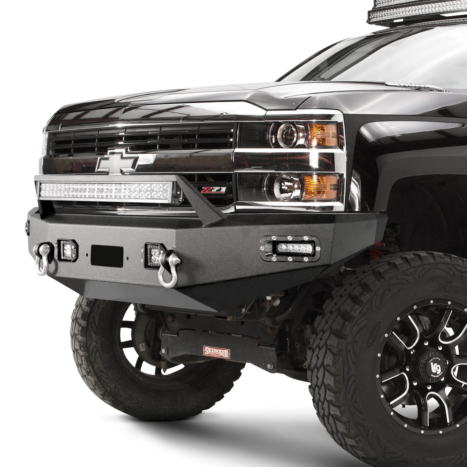 Paramount® Chevy Silverado 2500 HD 2012 Full Width Black Front Winch