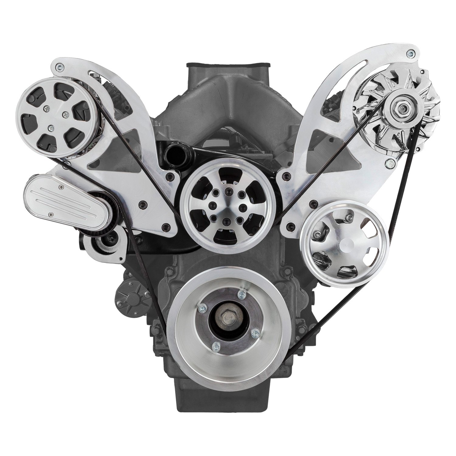 PCE® Engine Pulley Set Small Block Gen IV)