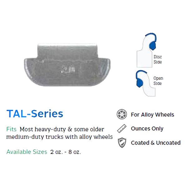 Perfect Equipment® TAL080 TALSeries Wheel Weights