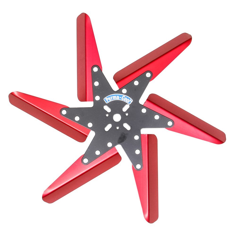 PERMACOOL® 83182 18" Red Blades Aluminum Flex Fan