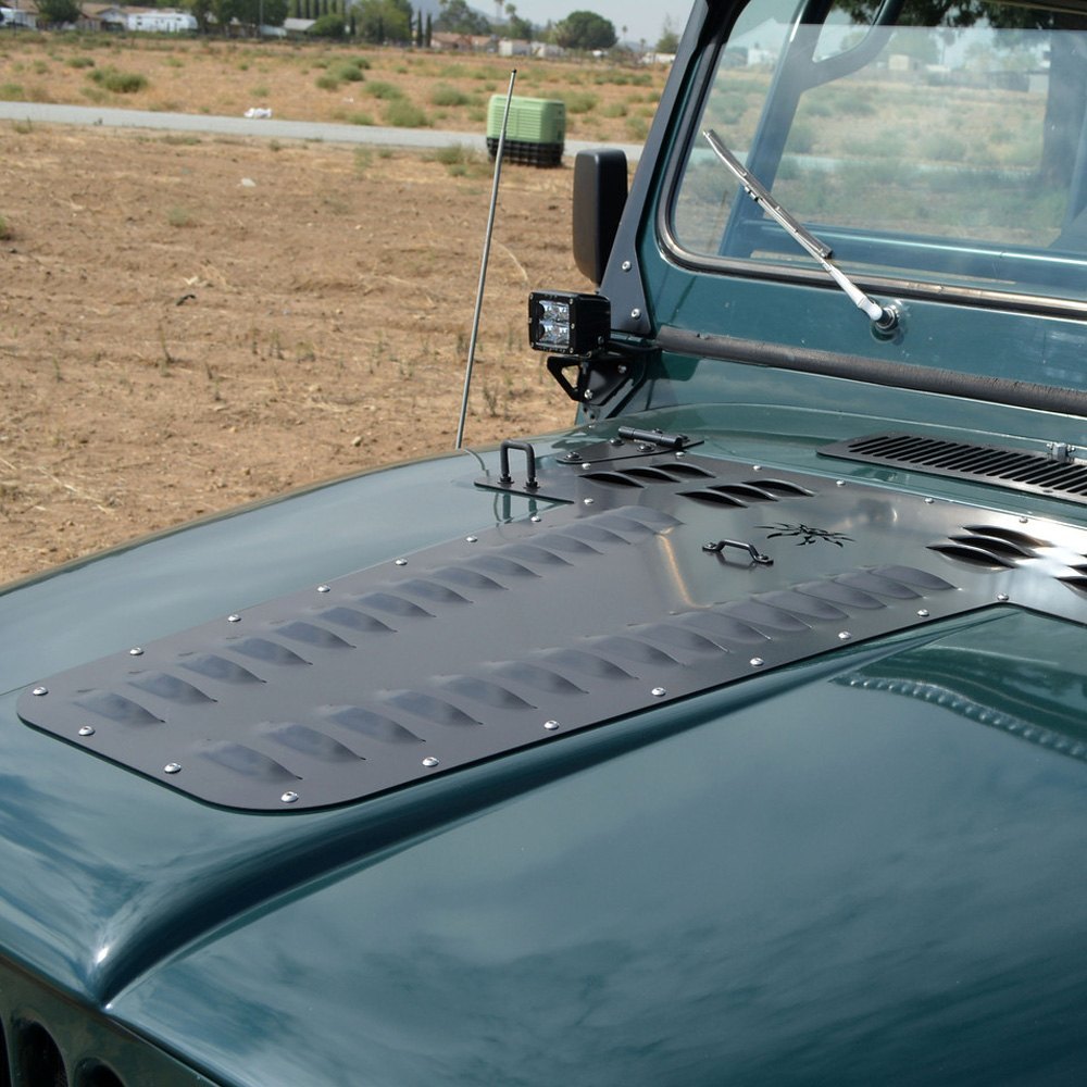 Poison Spyder Customs® 1153010PC Black Hood Louver