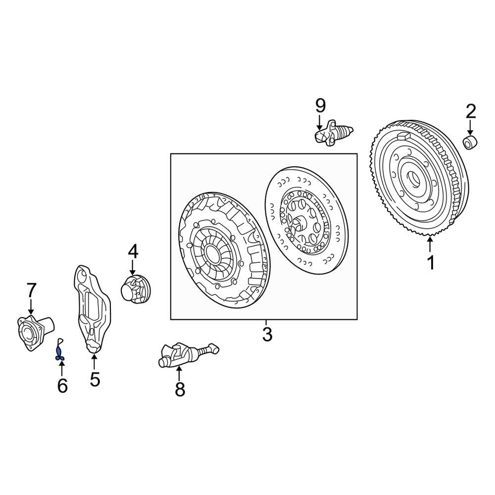 Porsche OE 012141741 Clutch Release Arm Spring