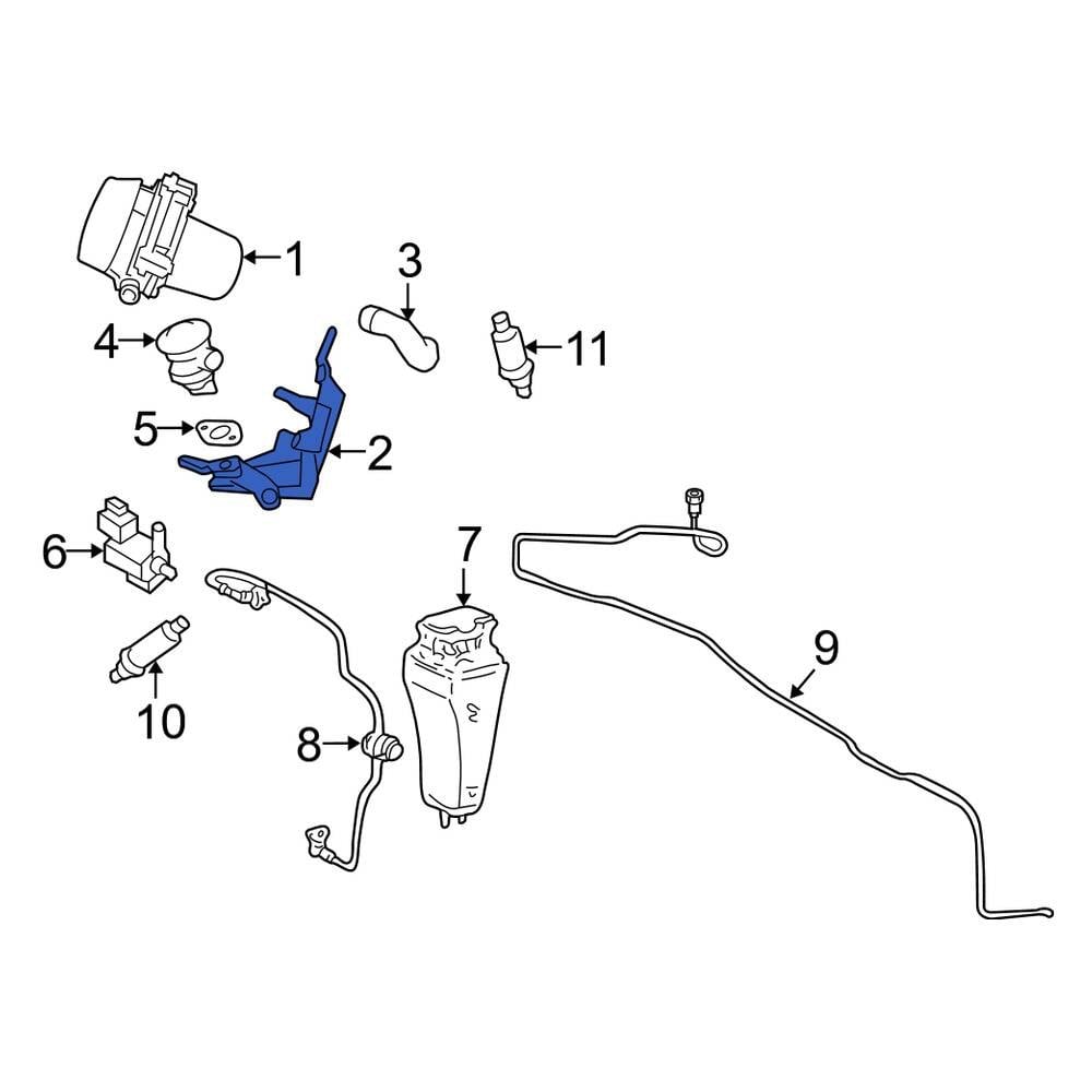 Porsche OE 99711313701 Secondary Air Injection Pump Bracket