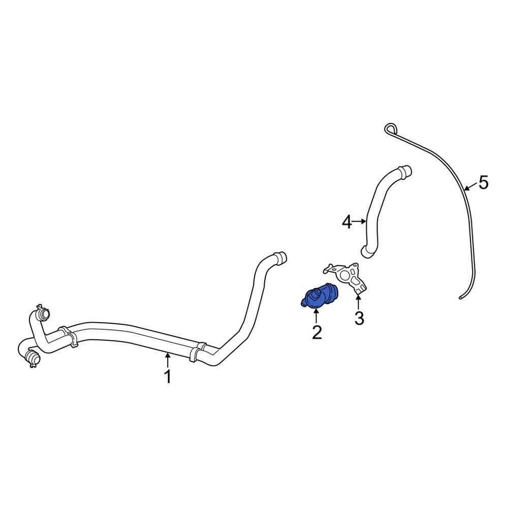 Porsche OE 9P1317233A Engine Coolant Control Valve