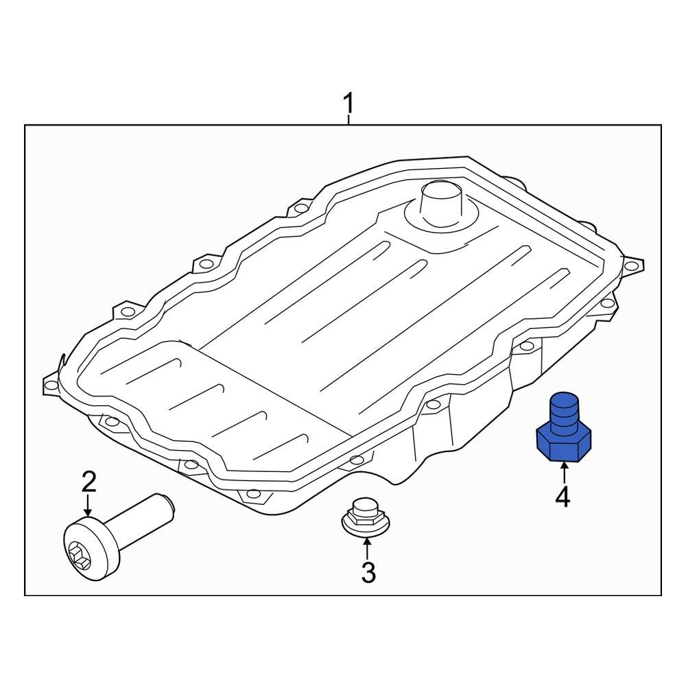 Porsche OE PAB32154900 Transmission Drain Plug