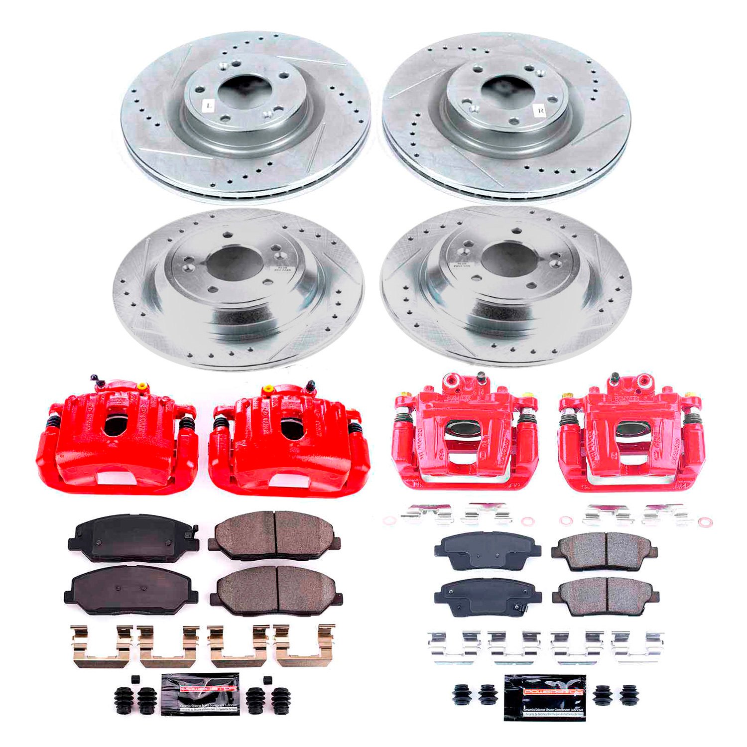 PowerStop® KC5923 1Click Z23 Evolution Sport Drilled and Slotted