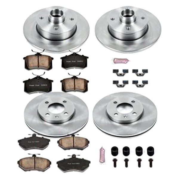 Autospecialty KOE374 1-Click OE Replacement Brake Kit Power Stop 