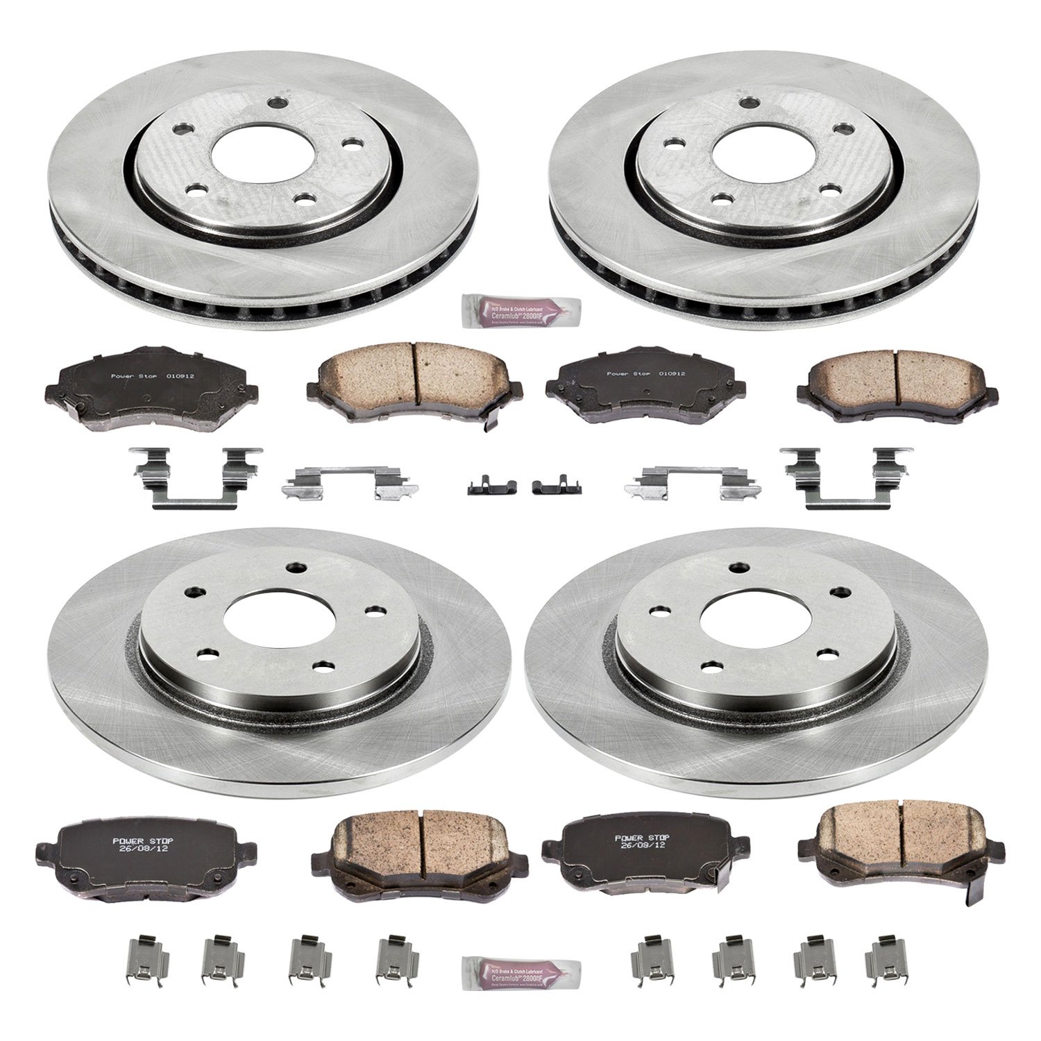 Autospecialty KOE4015 1-Click OE Replacement Brake Kit 