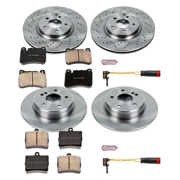 Power Stop KOE6749 Front and Rear Stock Replacement Brake Kit Power Stop KOE6749 Front and Rear Stock Replacement Brake Kit