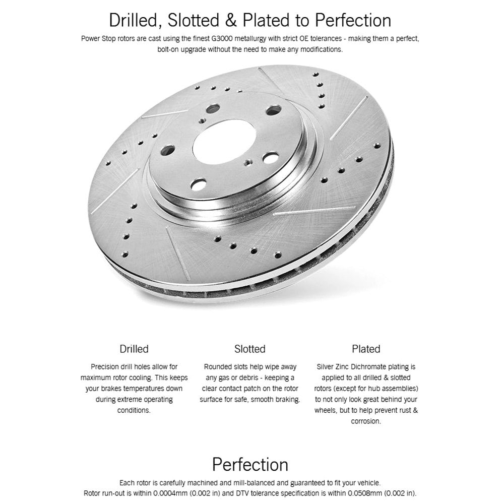 PowerStop® K6083 - 1-Click Z23 Evolution Sport Drilled and Slotted