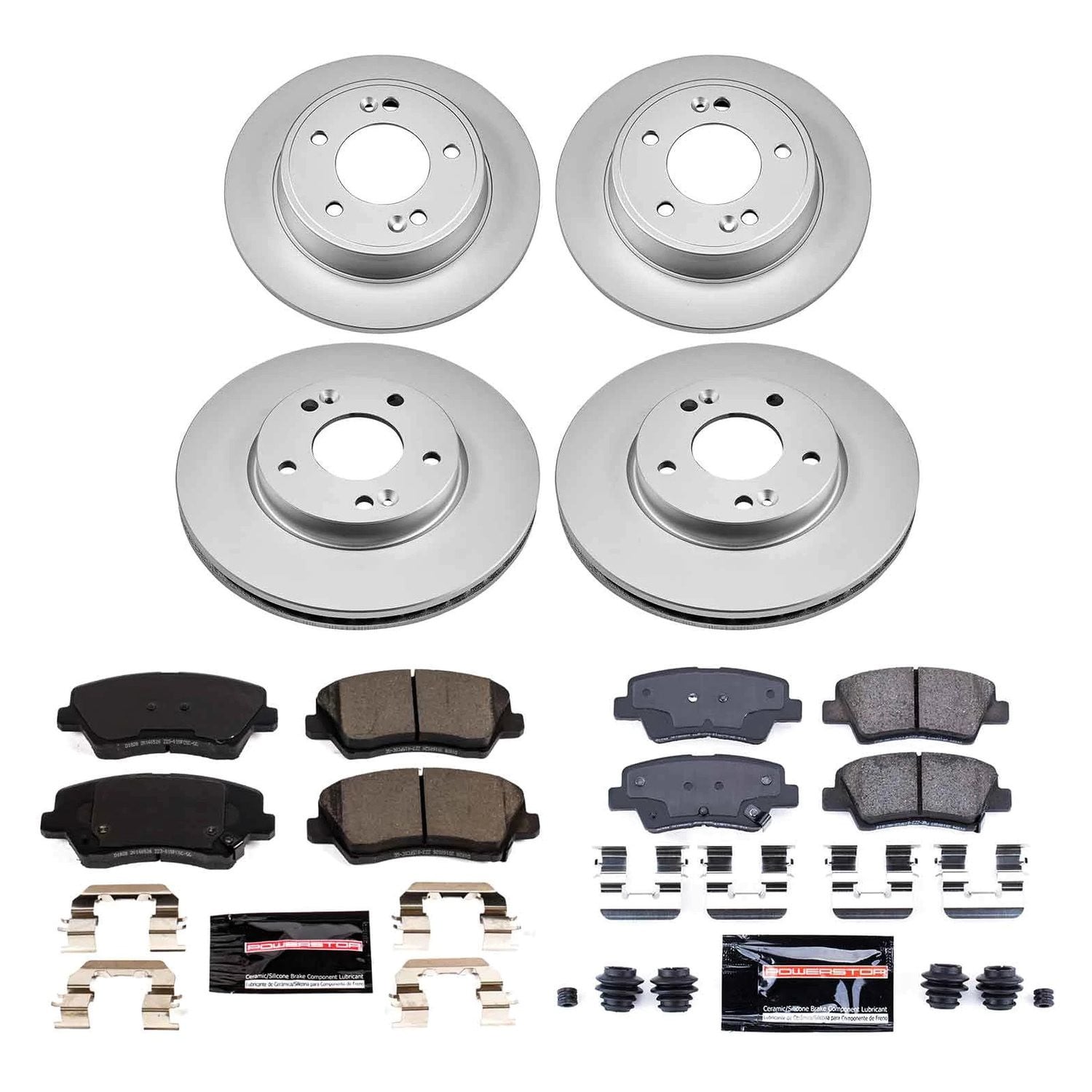 PowerStop Front and Rear Z23 Evolution Brake Kit | Subaru WRX (2021) (K9166) main image 1