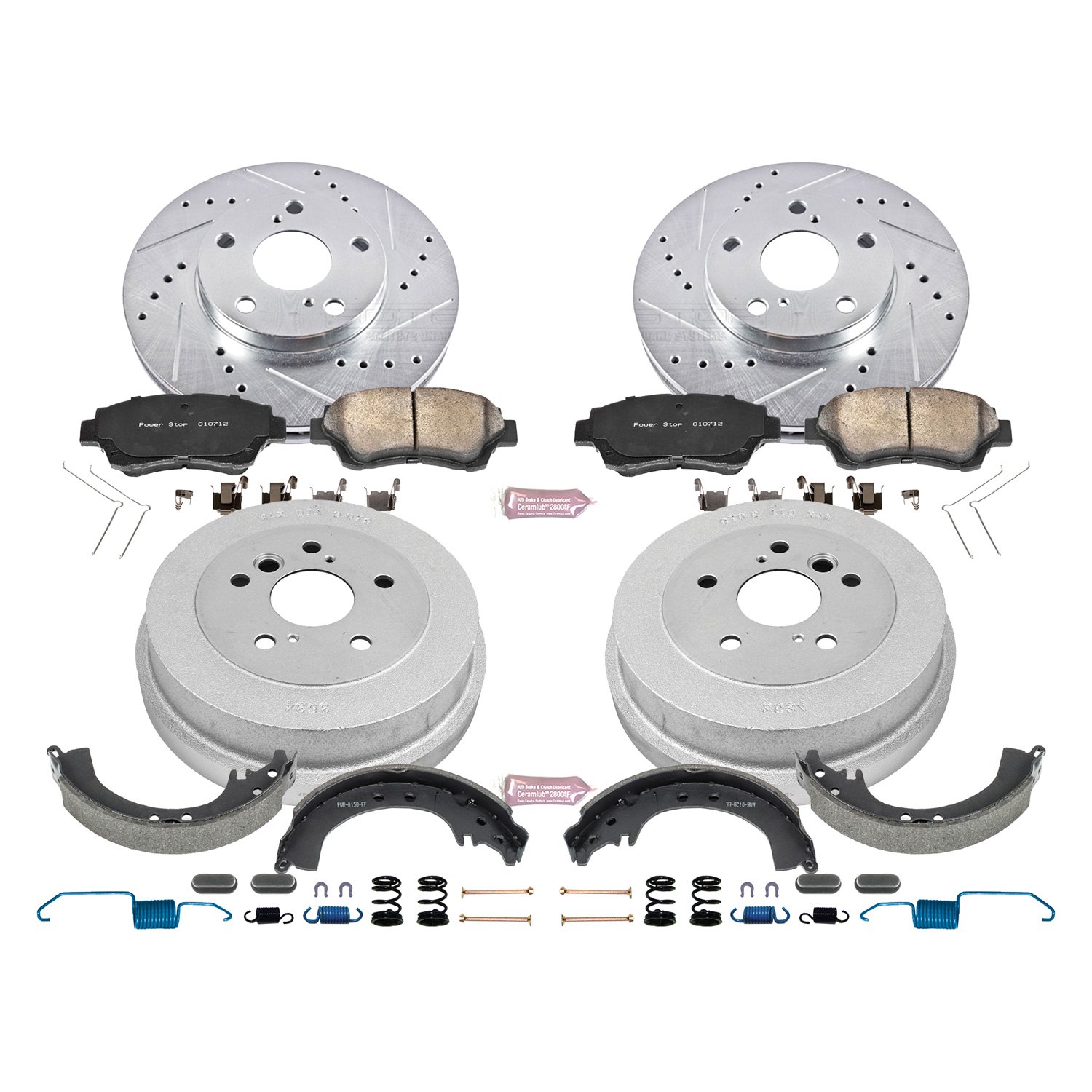 PowerStop® K15060DK 1Click Z23 Evolution Drilled and Slotted Disc