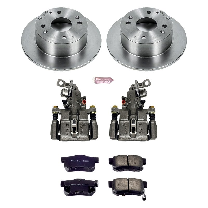 Power Stop® - 1-Click Autospecialty OE Replacement Plain Brake Kit