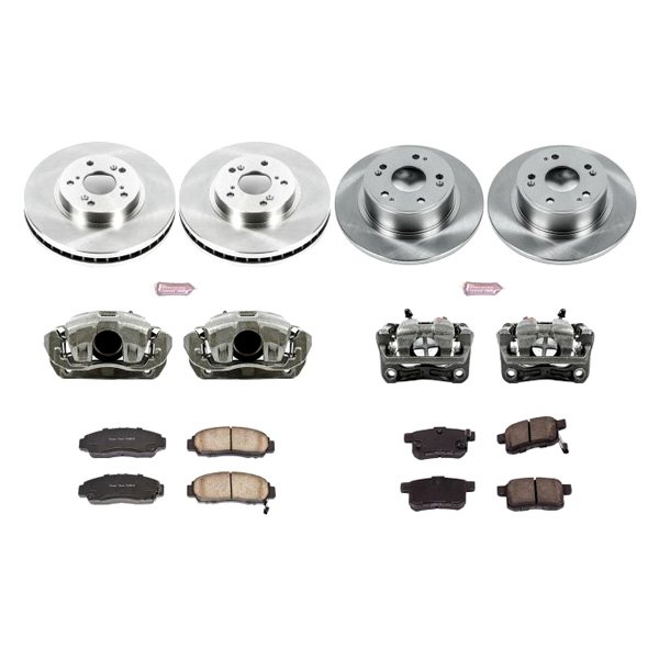 Power Stop KCOE5392 Autospecialty 1-Click OE Replacement Brake Kit with Calipers 