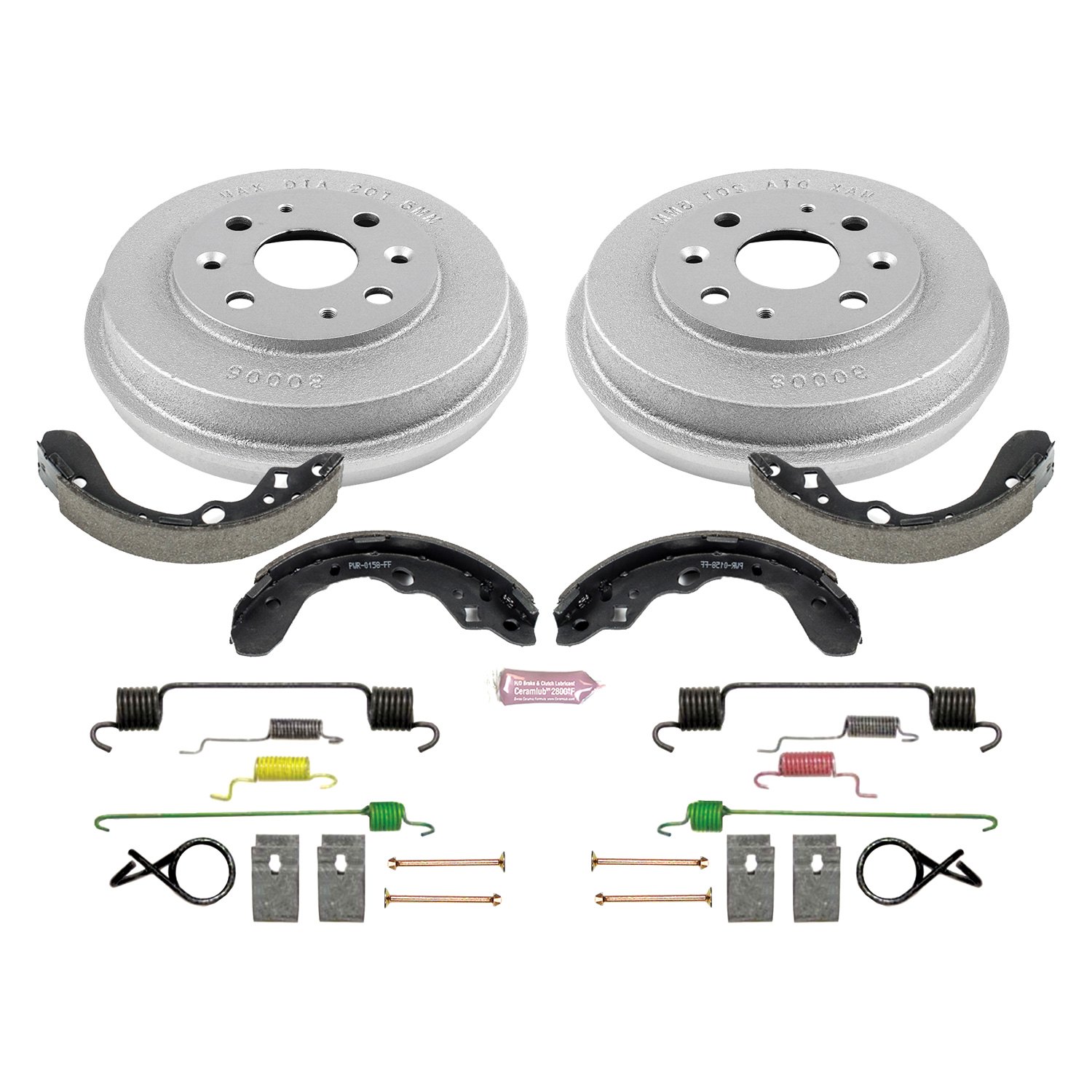 Power Stop Rear KOE15370DK Daily Driver Drum and Shoe Kits 