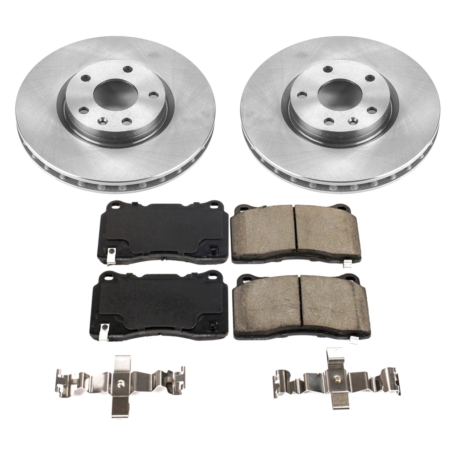 Power Stop® - 1-Click Autospecialty OE Replacement Plain Brake Kit