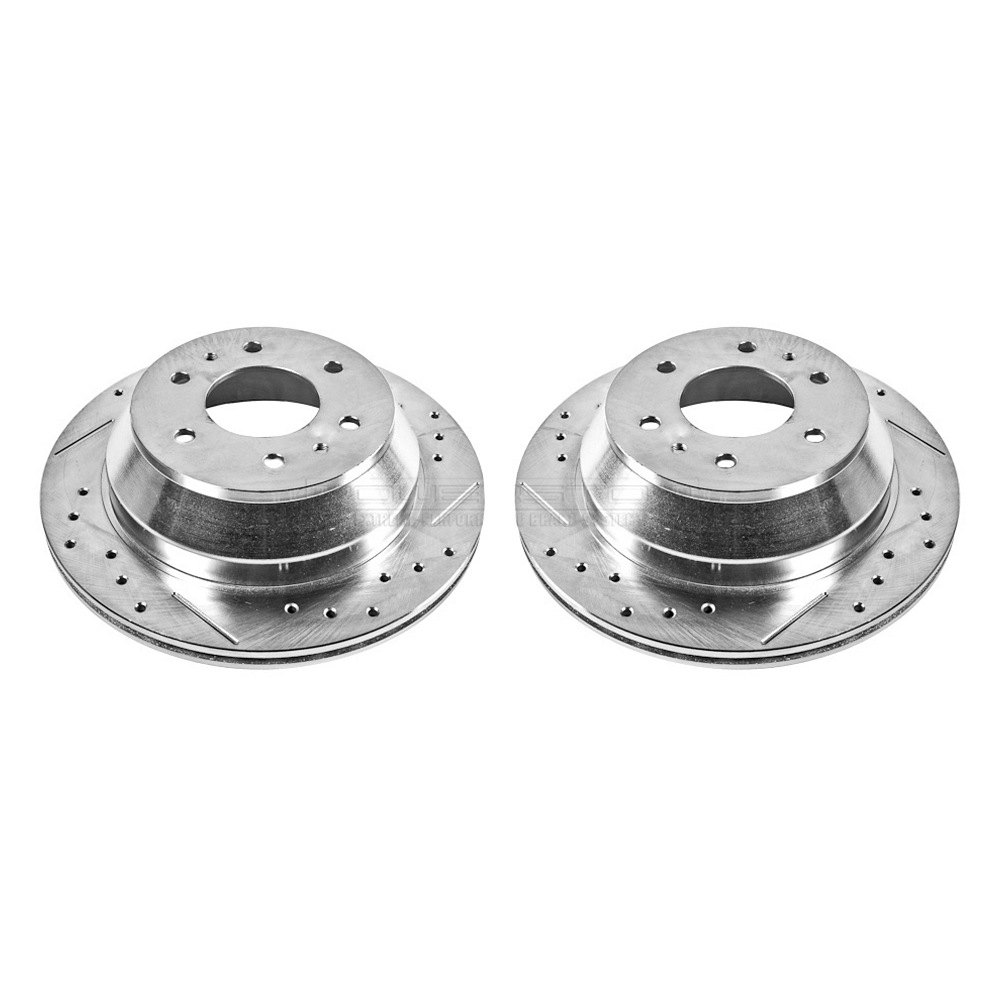 Power Stop AR8659XPR Front Evolution Drilled & Slotted Rotor Pair 