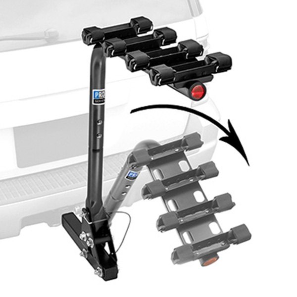 Pro Series Towing 63124 Eclipse 2" Square 4 Bike Trailer Hitch Bicycle Carrier 