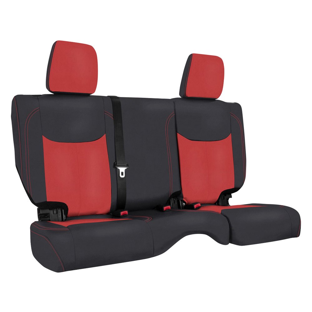 Prp Seats® B023 05 2nd Row Blackred With Red Stiching Seat Cover 6729