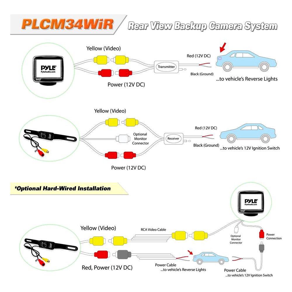 Rearview camera схема подключения