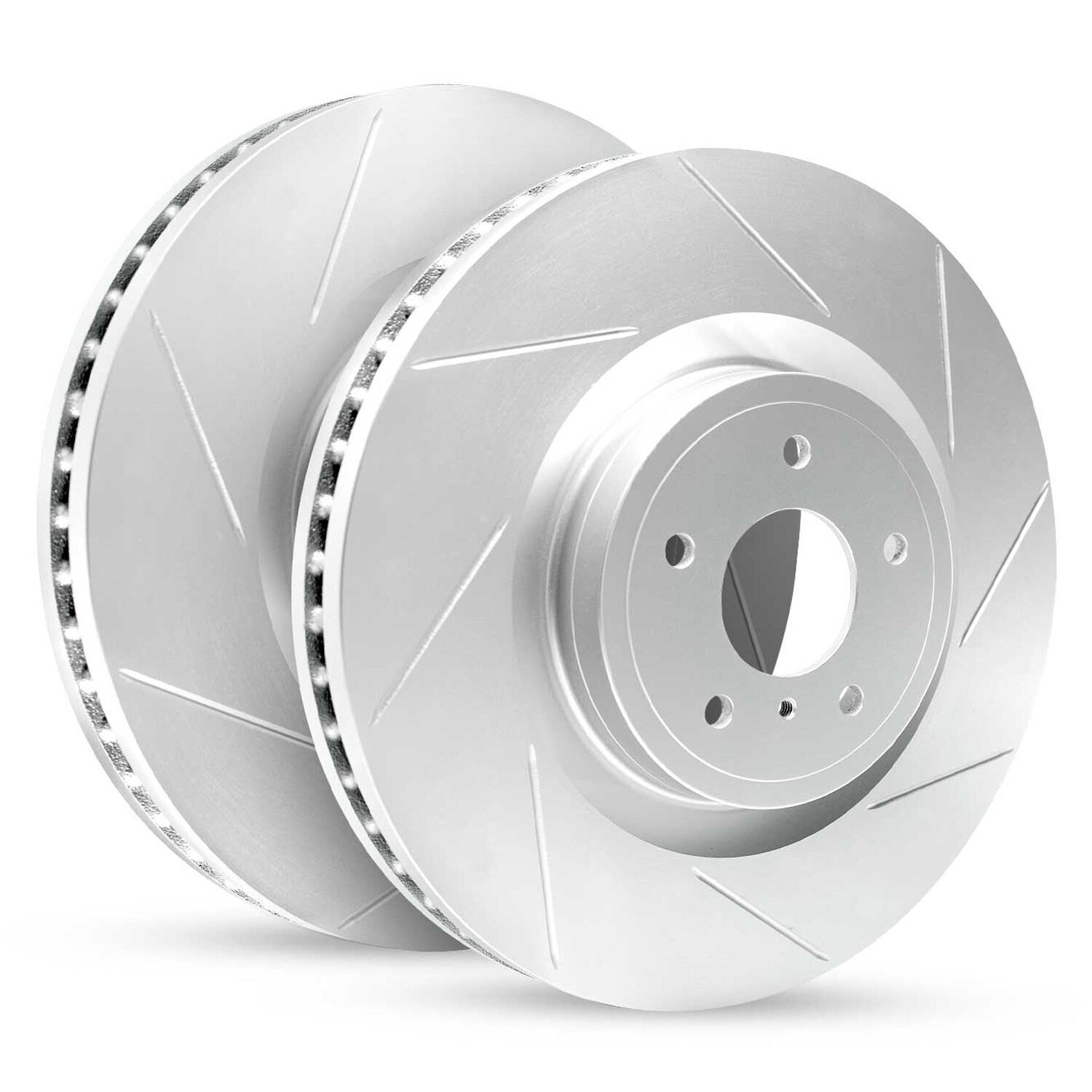 R1 Concepts® Mazda CX5 2023 Slotted Rear Brake Rotor Set