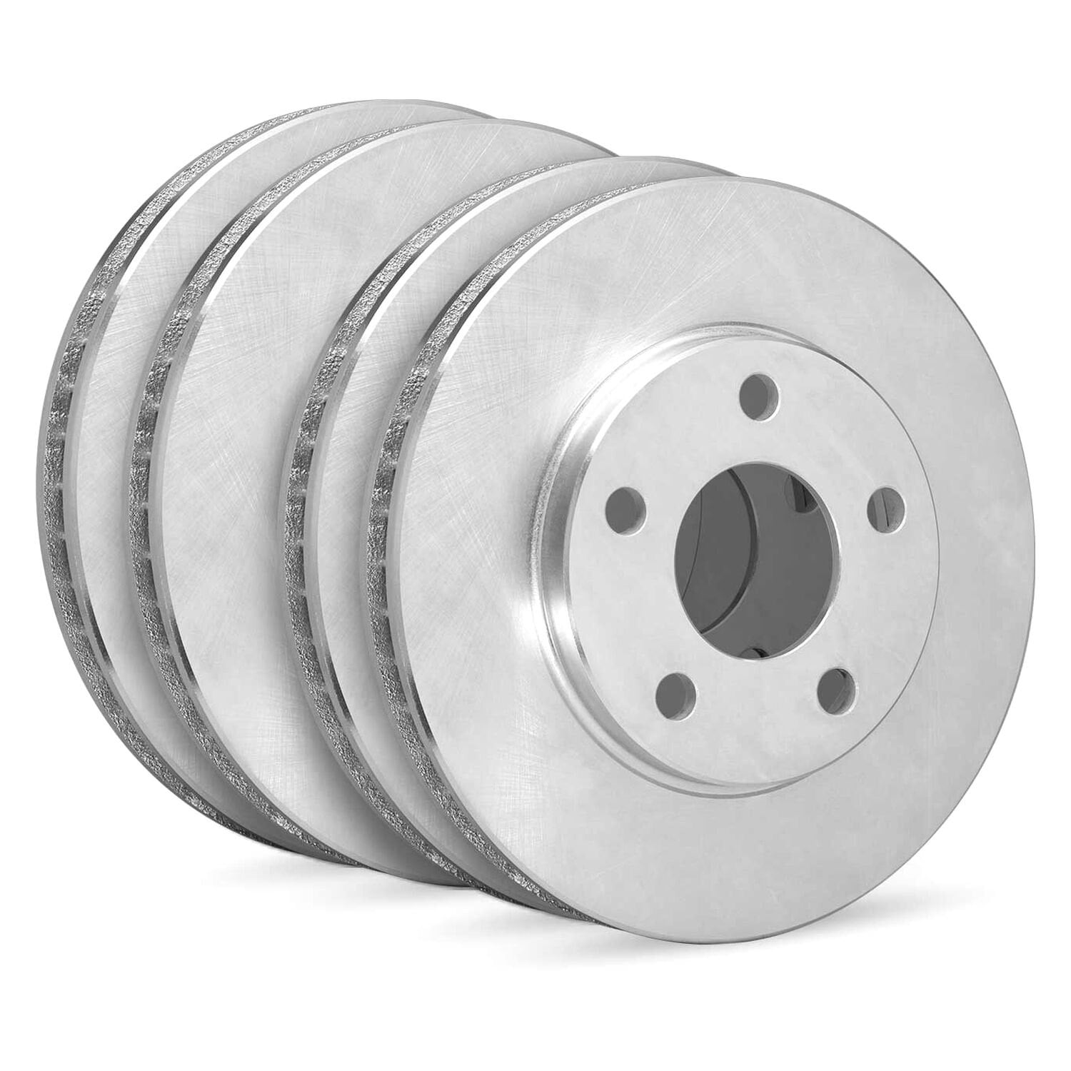 R1 Concepts® WFPN2-54312 - Plain Front and Rear Brake Rotor Set