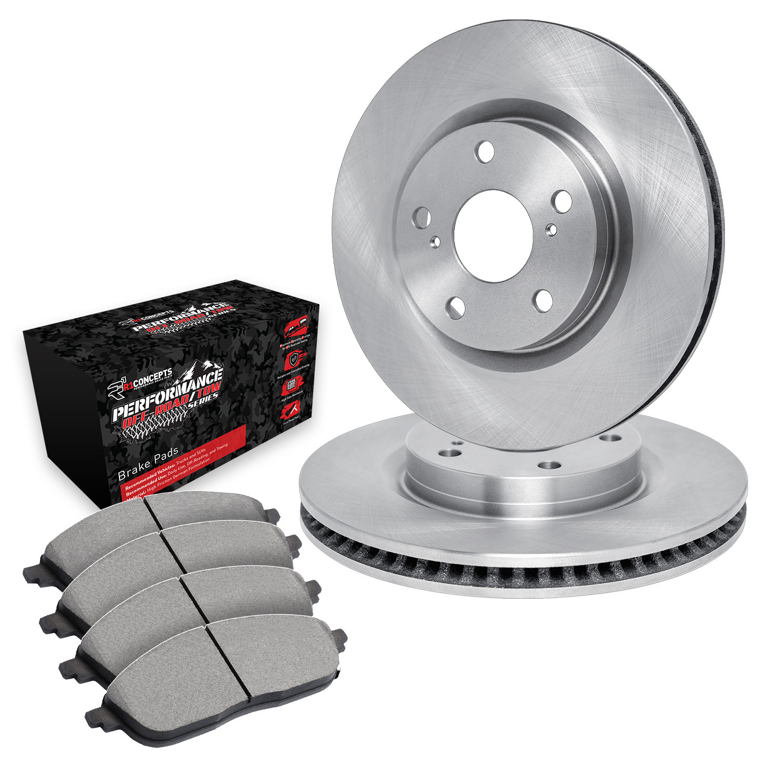 R1 Concepts® WFVN1-42067 - Brake Kit with Performance Off-Road/Tow ...