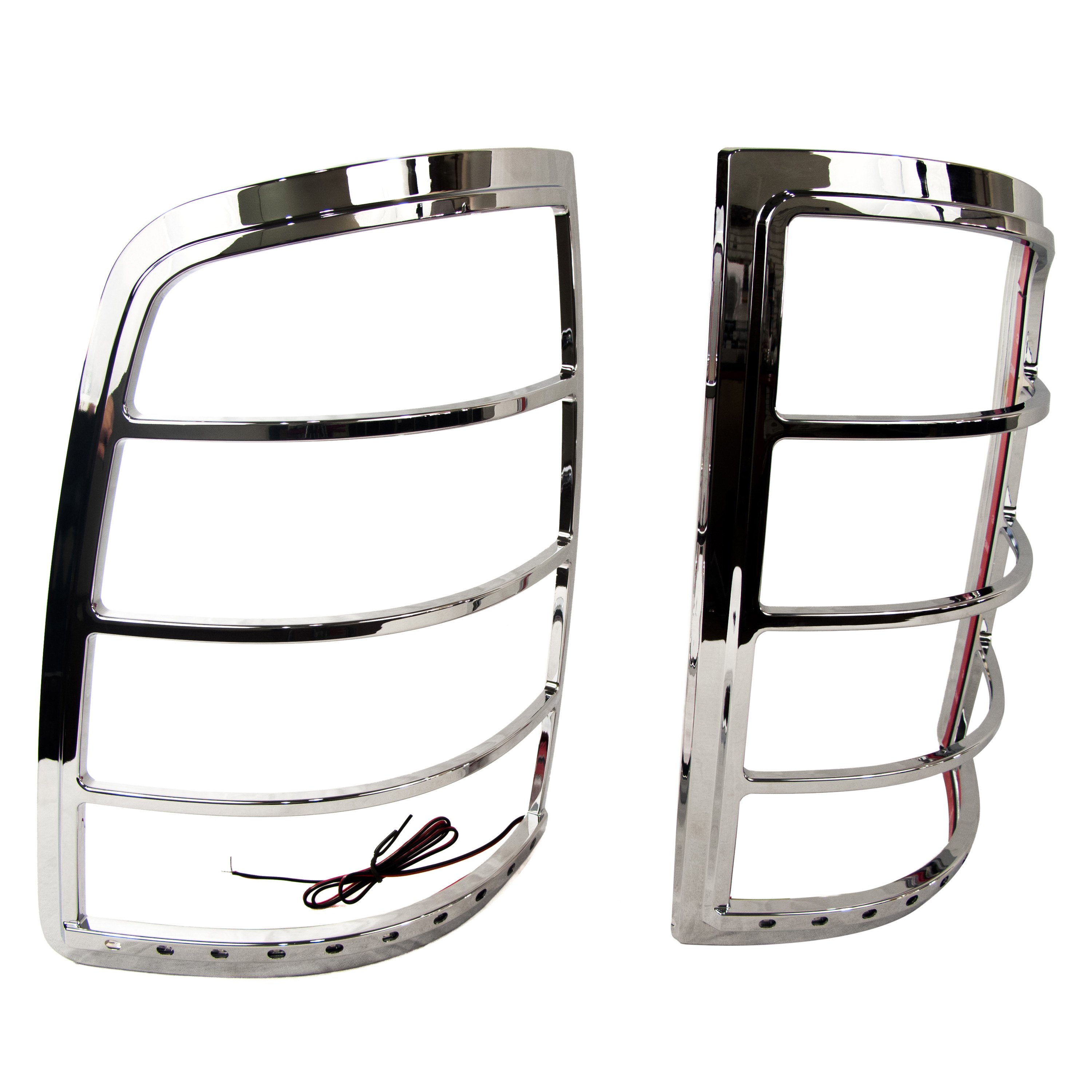 Race Sport® RS0913RAMTLB Chrome LED Tail Light Bezels