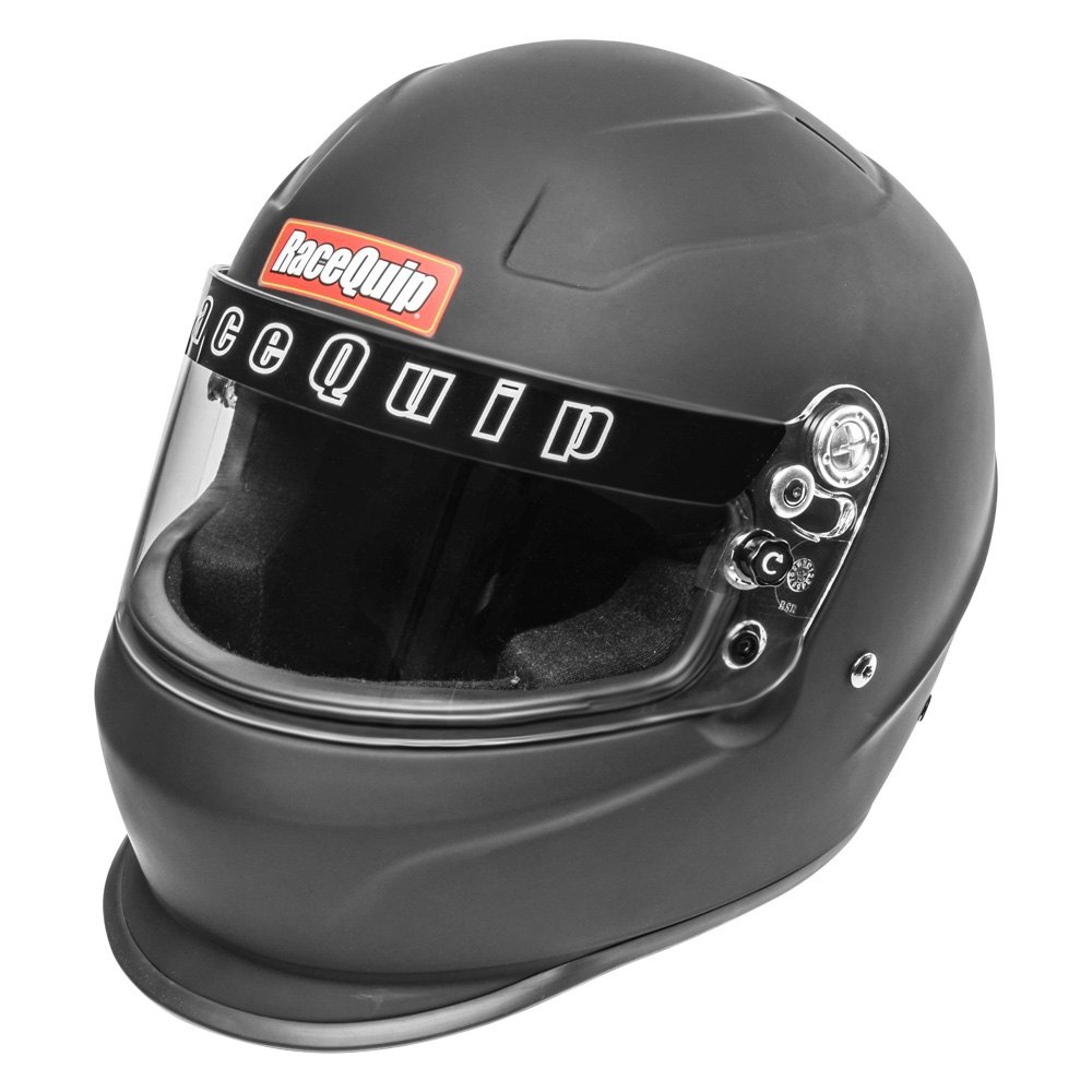 RaceQuip® 273991 Pro 15 Series Flat Black XSmall Racing Helmet