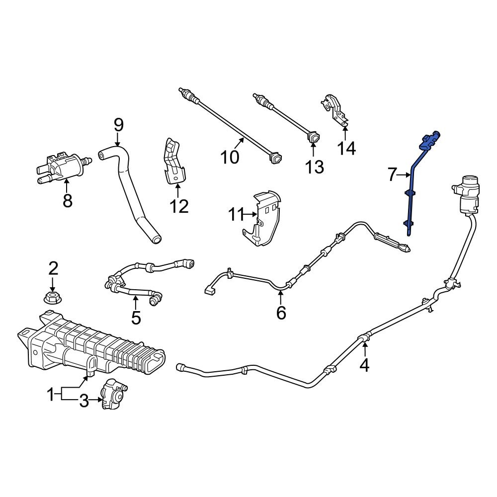 Ram OE 68536884AA Evaporative Emissions System Purge Flow Sensor