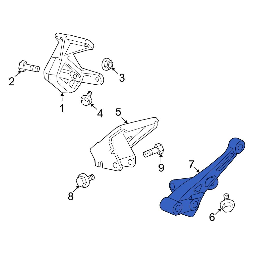 Ram OE 52013584AC Manual Transmission Mount Bracket