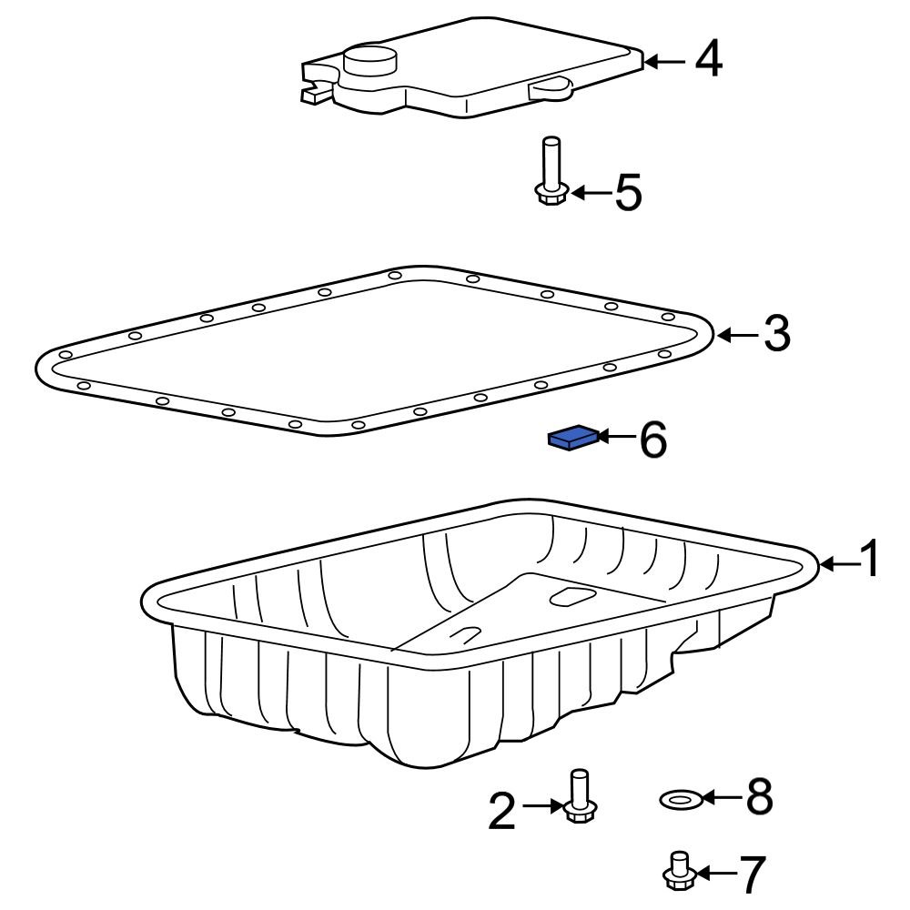 Ram OE 68019660AA Transmission Oil Pan