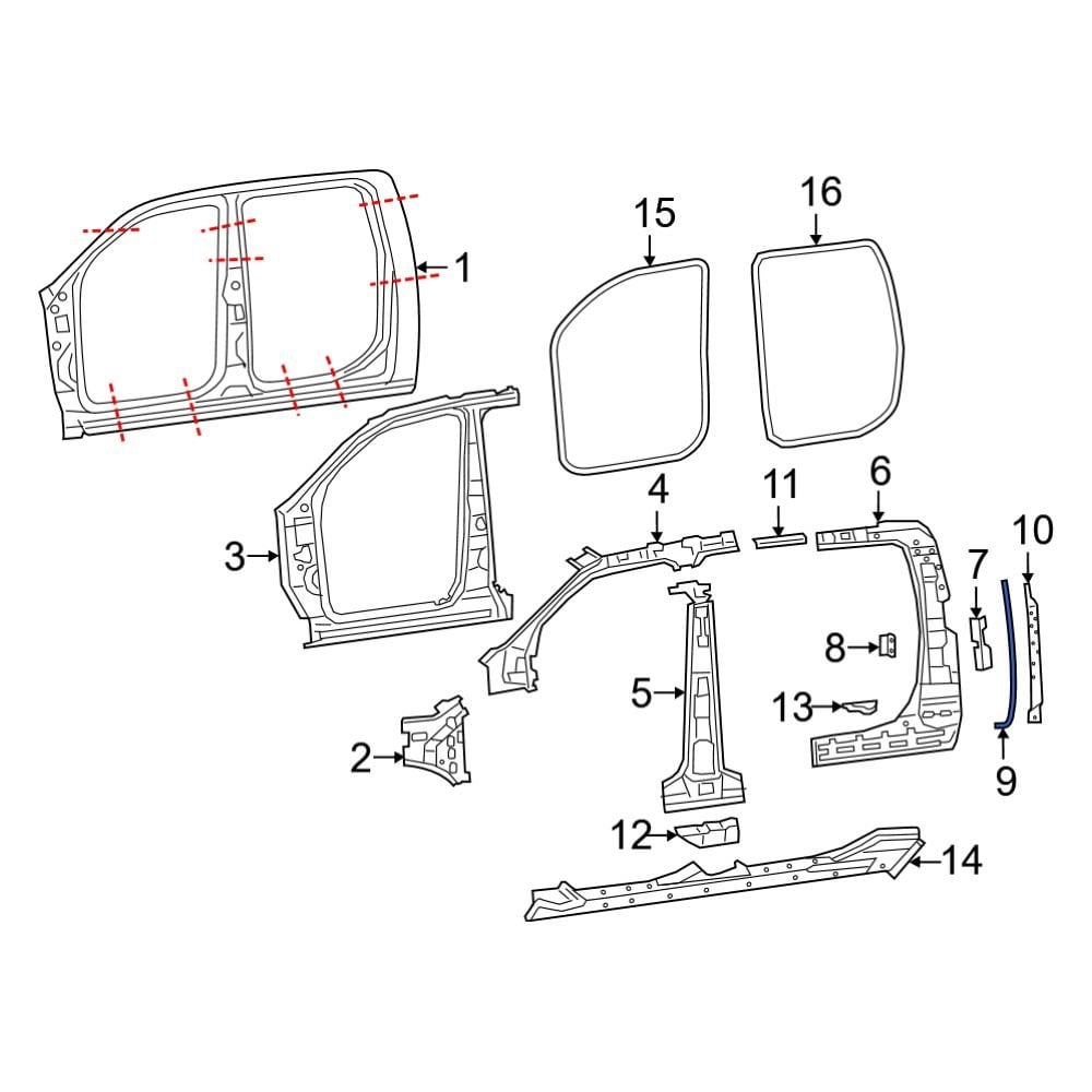 Ram Oe Aa Right Uniside Reinforcement