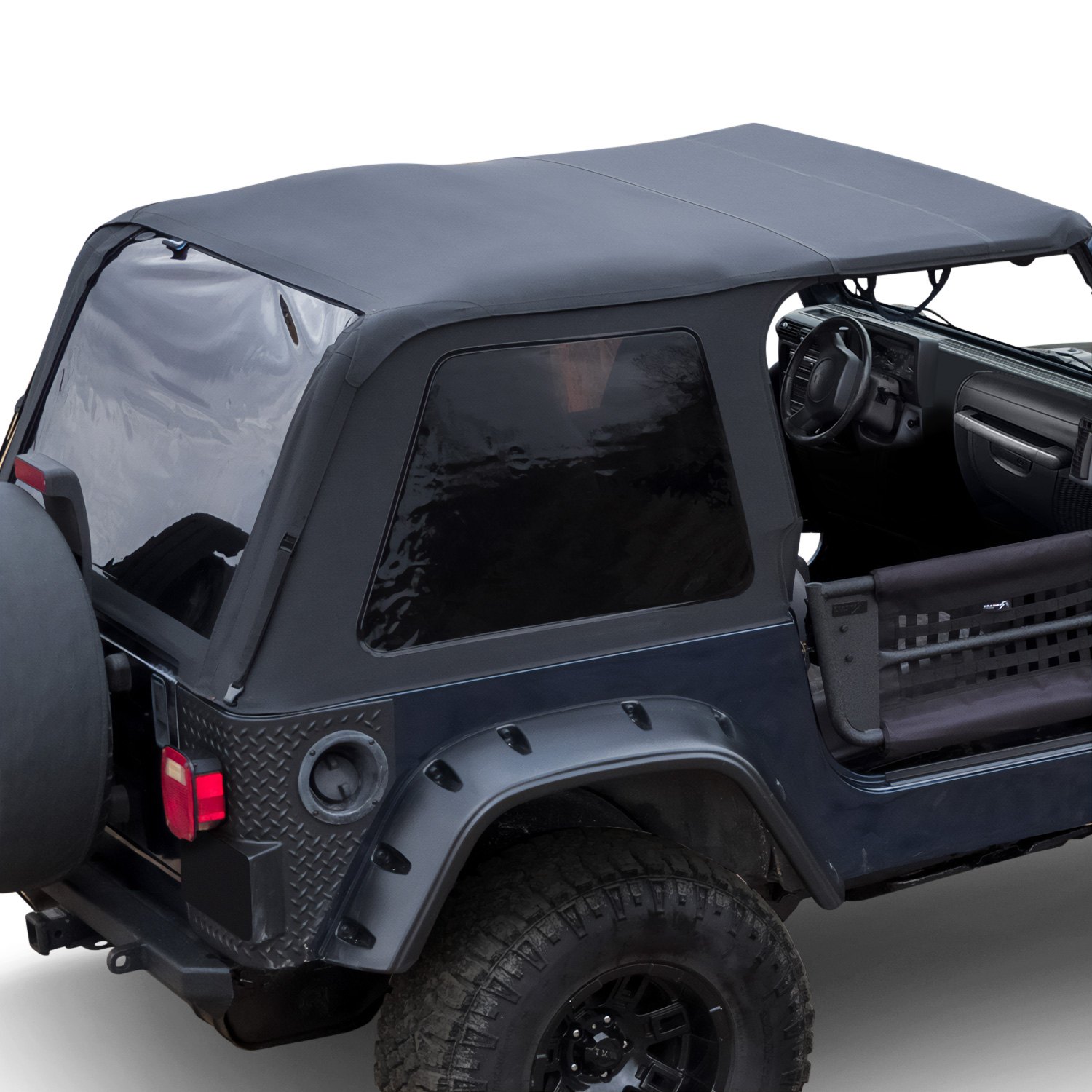Rampage® - Jeep Wrangler 2006 Frameless Soft Top Kit