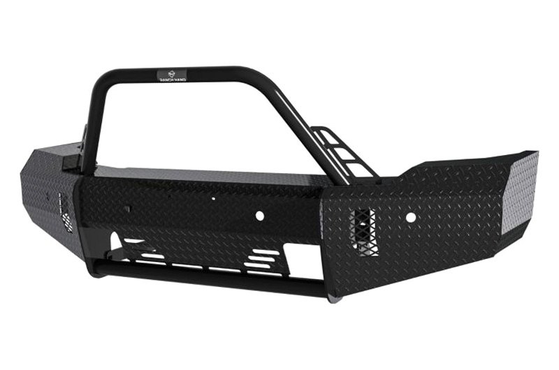 Ranch Hand Gmc Sierra Summit Bullnose Series Full Width Black Front Hd Bumper With