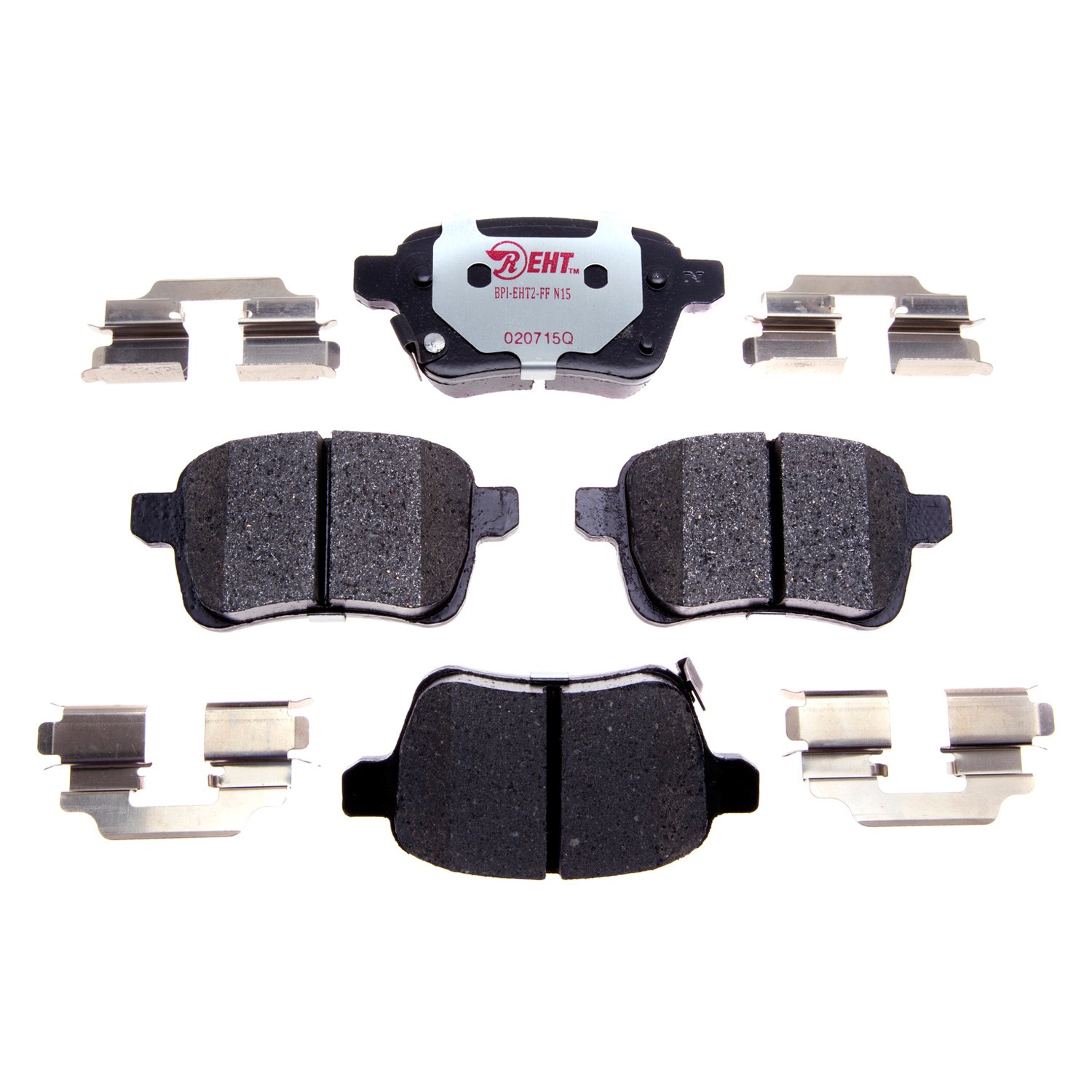 Disc Brake Pad Set-Element3; Hybrid Technology Brake Pad Set Rear Raybestos