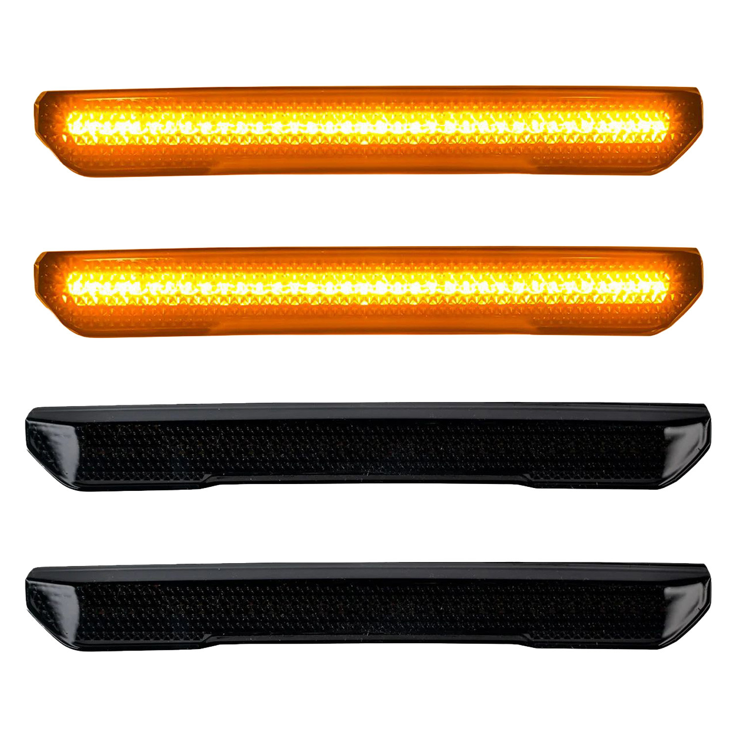 Recon® 264230BK - Black Smoke LED Side Marker Lights