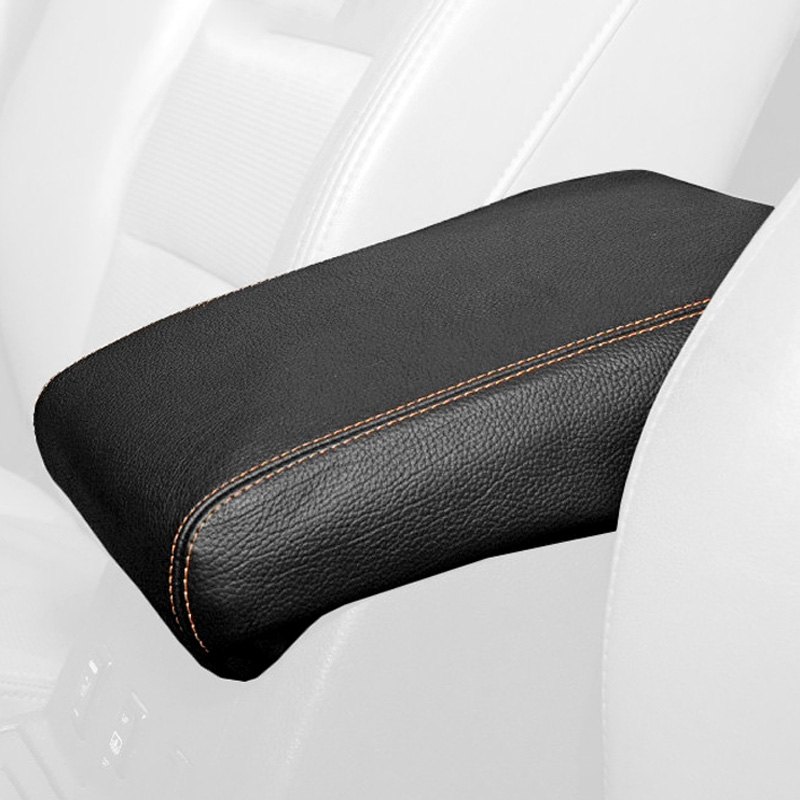 Redline Goods® Maxima04armrestCreamDkBlue Center Console Armrest Cover