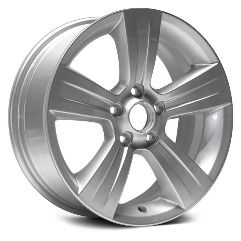 OEM 17X7.5 Alloy Wheel Bright Sparkle Silver Textured w//Machined Face 560-3656