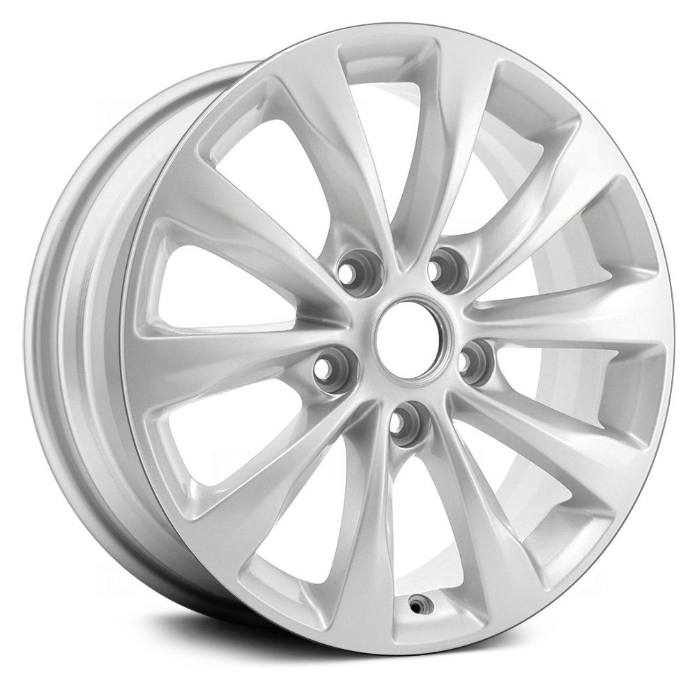 Replace® ALYCM050U20 - 10 Turbine-Spoke Silver 17x7 Alloy Factory Wheel ...