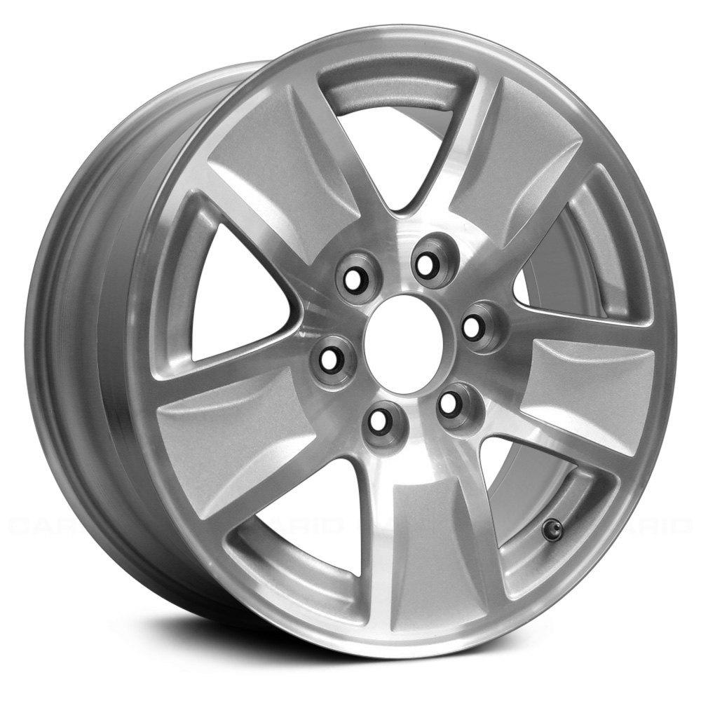 Replace ® - 17 x 8 5-Spoke Machined and Sparkle Silver Alloy Factory Wheel ...