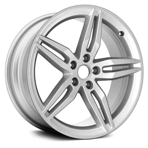 Replace® ALYAZ033U20 - Double 5-Spoke Bright Silver Metallic 19x8.5 ...