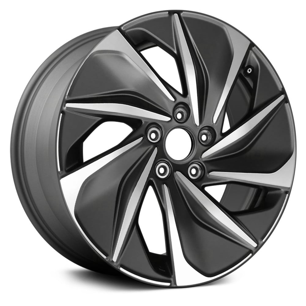 Replace® ALYHT087U35 - 5 Spiral-Spoke Machined and Medium Charcoal ...