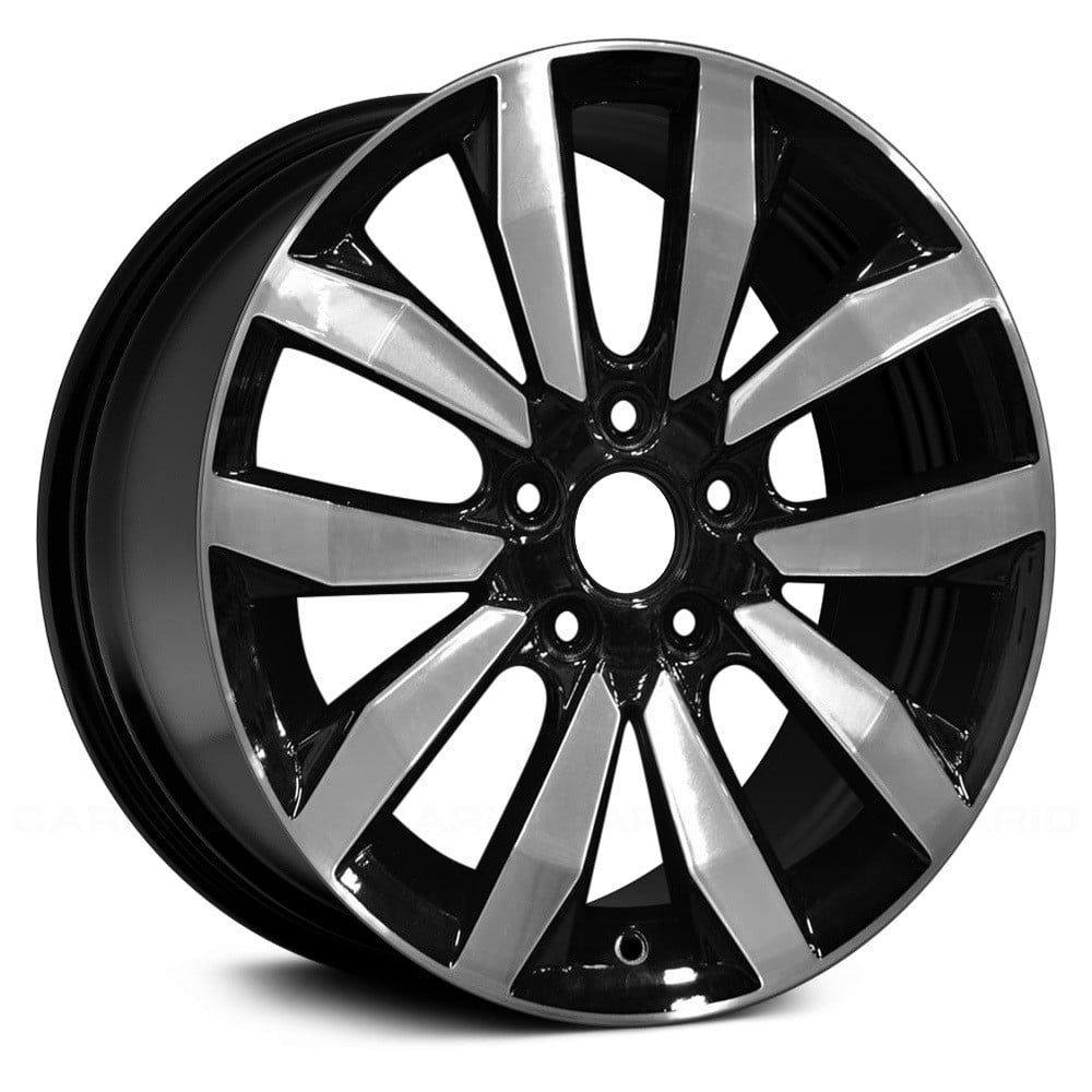 Replace® ALYHR079U45 - 5 V-Spoke Machined and Black 17x7 Alloy Factory ...