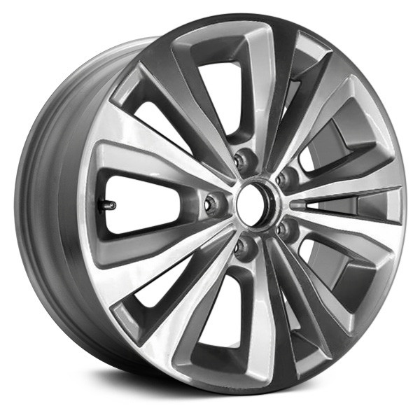 Replace® ALYVZ099U10 - 5 V-Spoke Machined and Bright Silver 16x6.5 ...