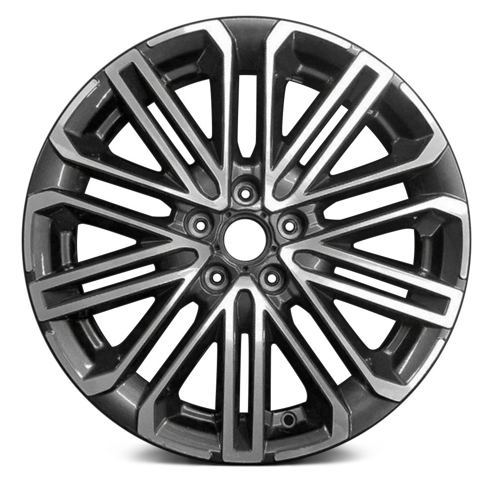 Replace® ALYKL084U35 - 20-Spoke Machined Medium Charcoal Metallic 18x7 ...