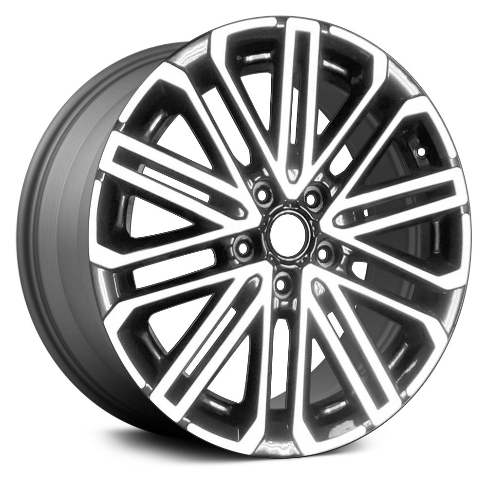 Replace® ALYKL084U35 - 20-Spoke Machined Medium Charcoal Metallic 18x7 ...