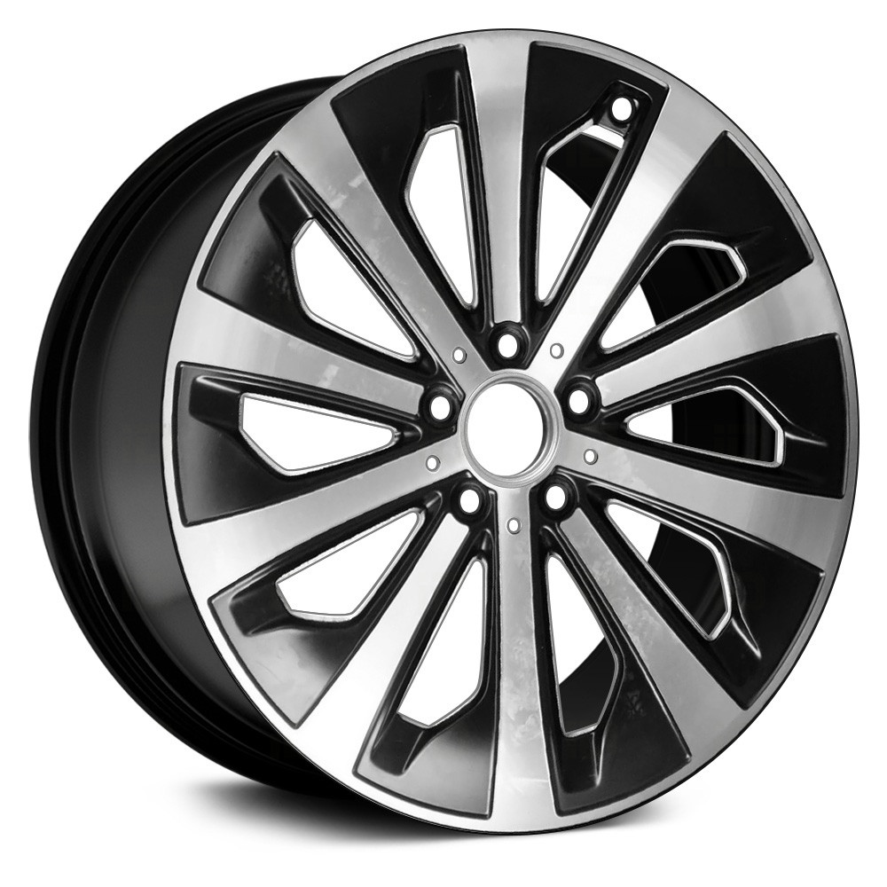 Replace® ALYMU044U45 - 10-Spoke Machined Matte Black 19x7.5 Alloy ...