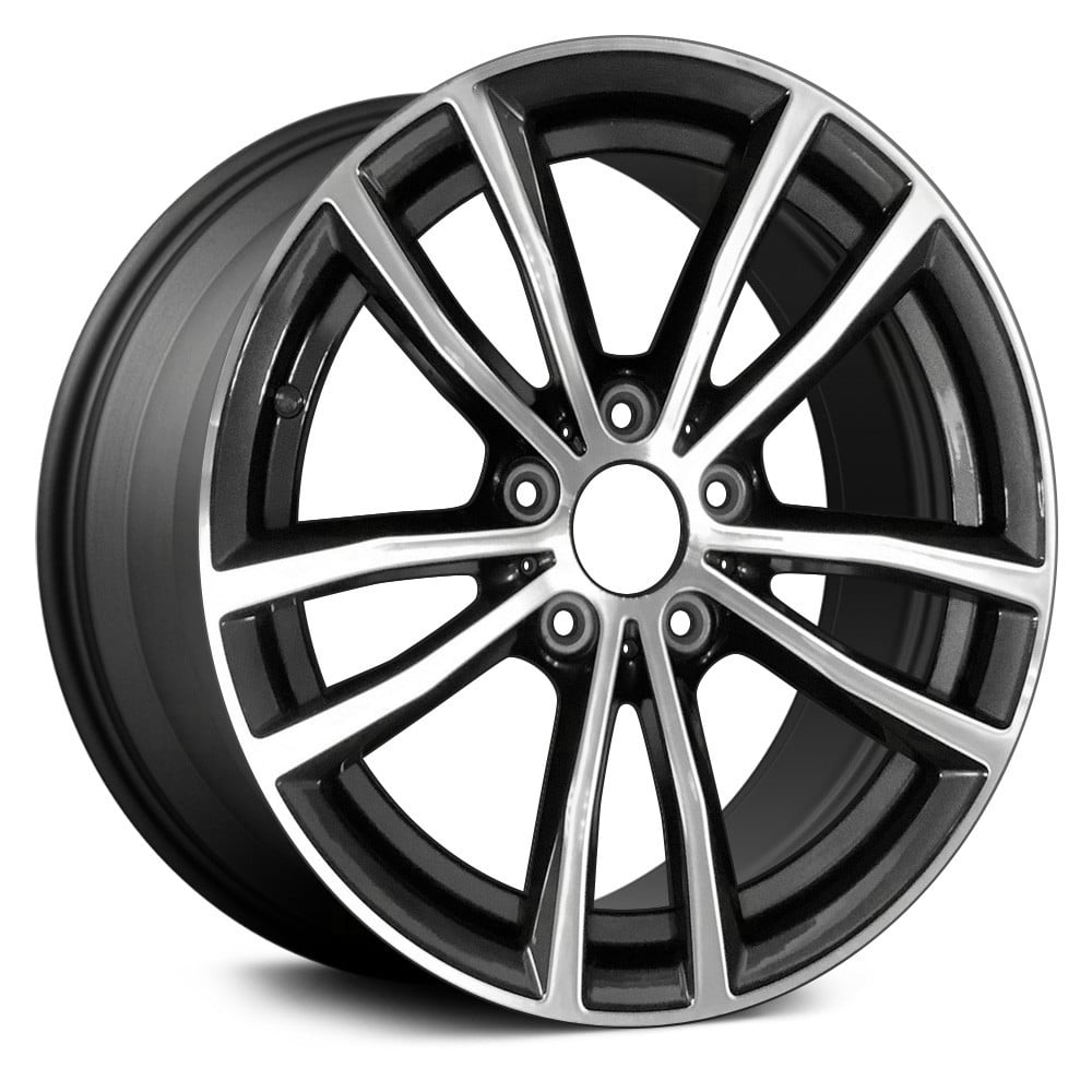 Replace® ALYBZ061U30 - 10-Spoke Machined Dark Charcoal Metallic 17x7.5 ...