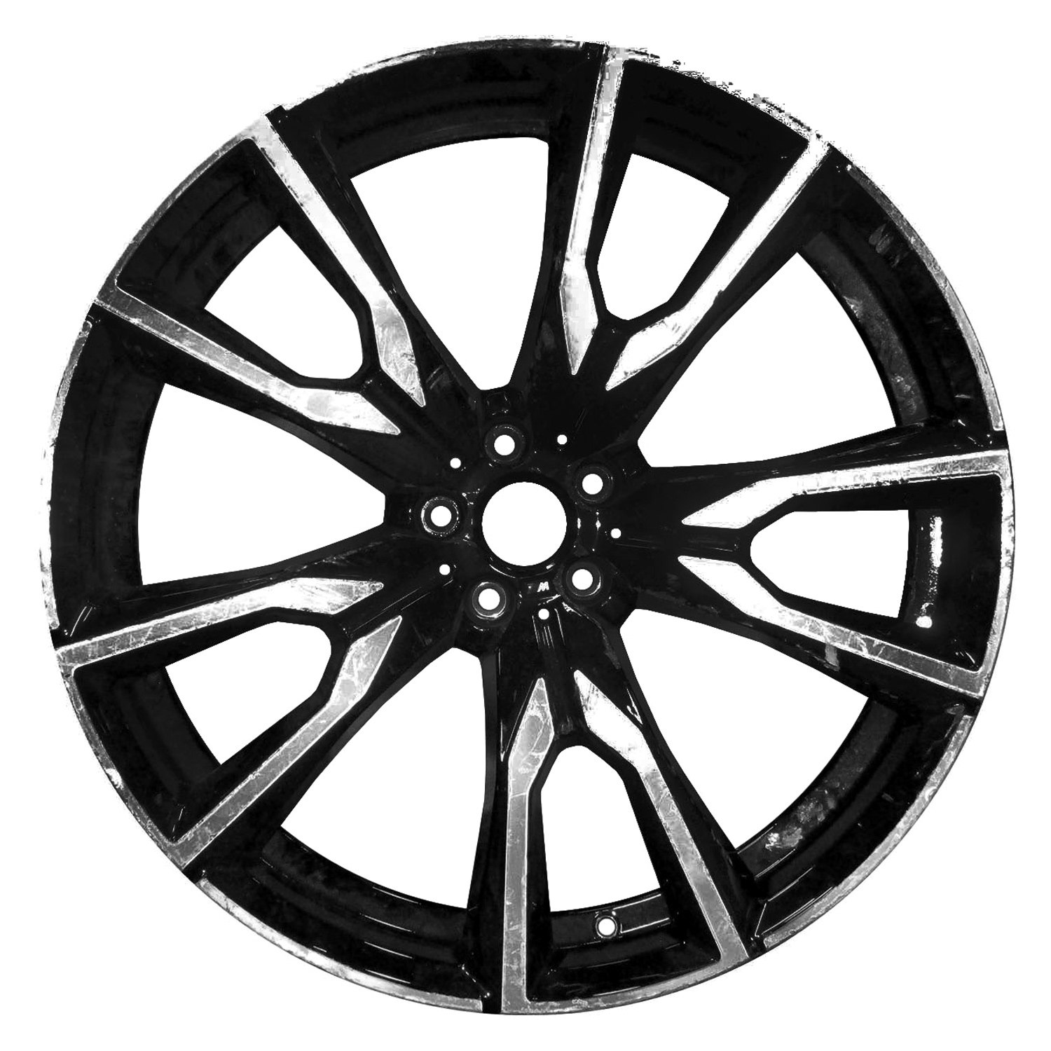 Replace® ALYBZ089U45U1 - 5 Split-Spoke Gloss Black with Machined Face ...